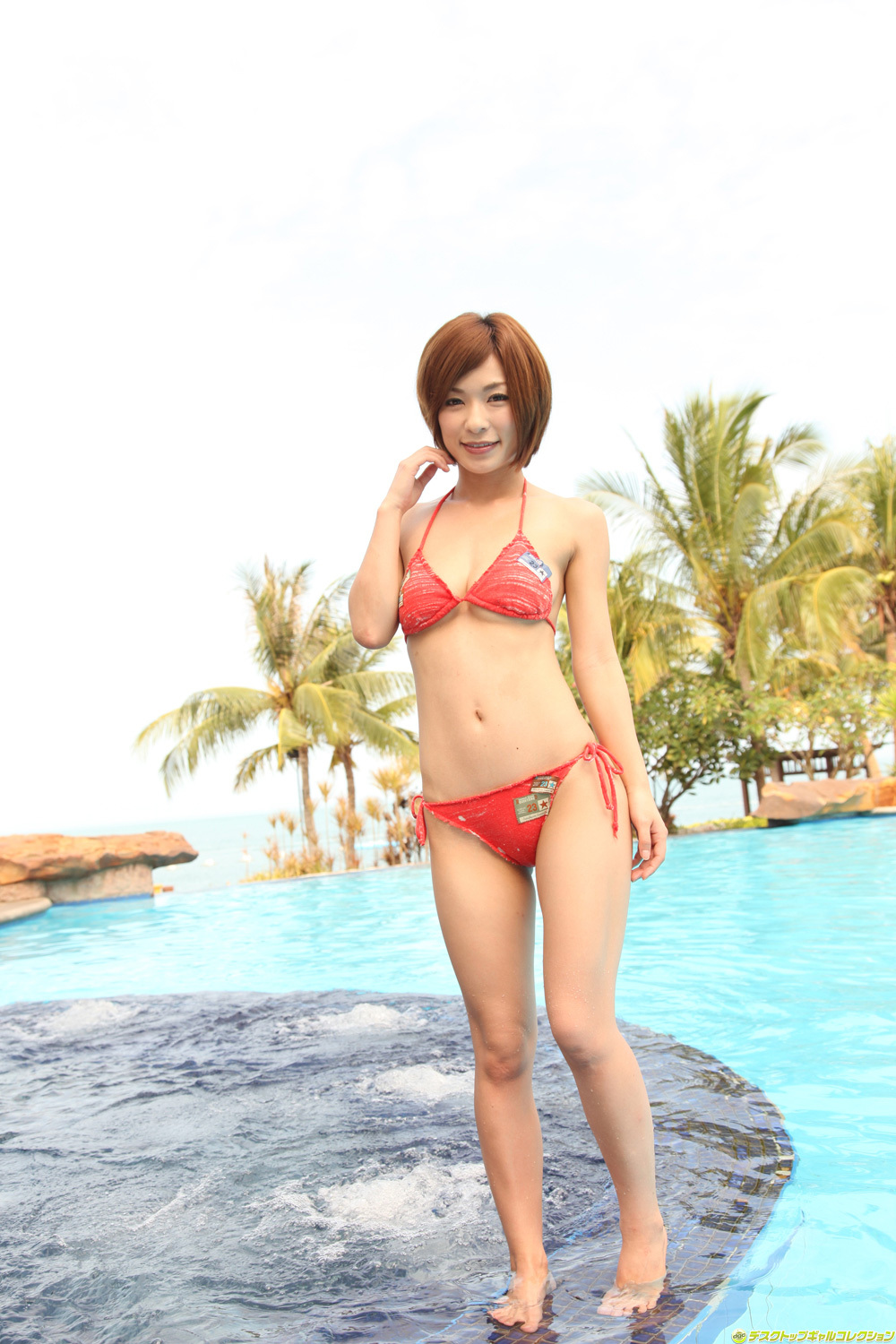 [DGC]No.1031 かすみ果穂 スレンダー美人女优之南国バケーション